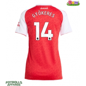 Arsenal Viktor Gyokeres #14 Hemmatröja Kvinnor 2025-26 Kortärmad